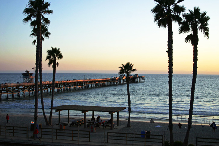 Sunset at the San Clemente Pier