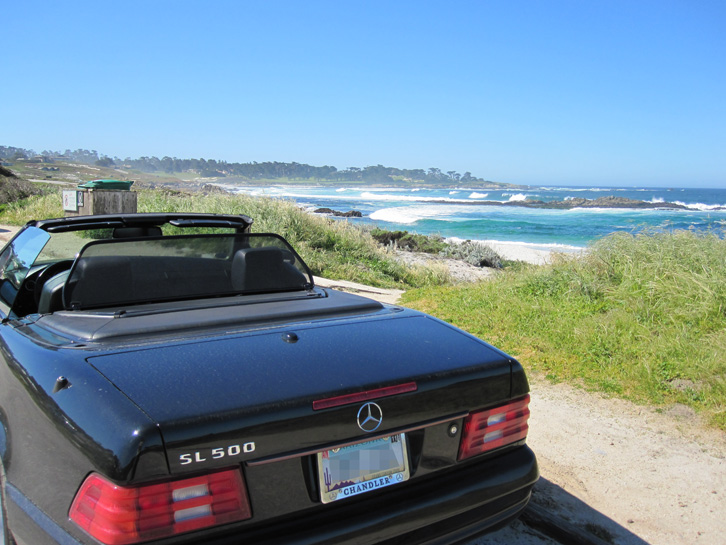A scenic stop along the 17 mile drive